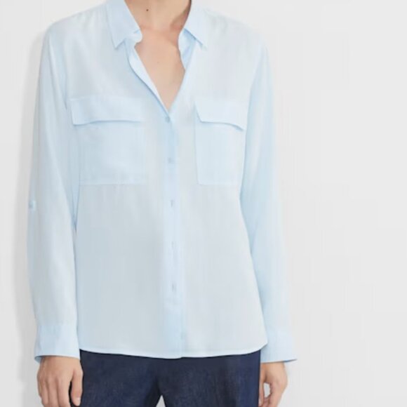 Aritzia Utility Blouse in blue - Picture 5 of 5